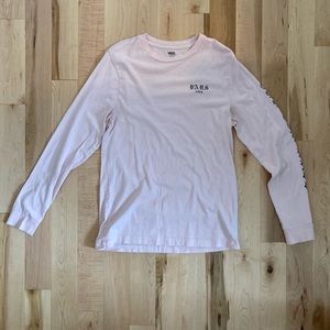 Vans Long Sleeve graphic shirt, pink, mens large